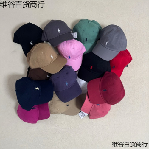 拉夫勞倫可掃碼高品質帽子情侶polo保羅棒球帽男潮牌刺綉成人帽