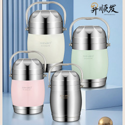 保溫飯盒304不鏽鋼多層大容量提鍋學生帶飯可攜式便當盒lunch box