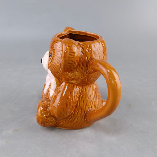 嚴選創意高顔值可愛玩具熊馬克杯卡通陶瓷喝水情侶水杯生日