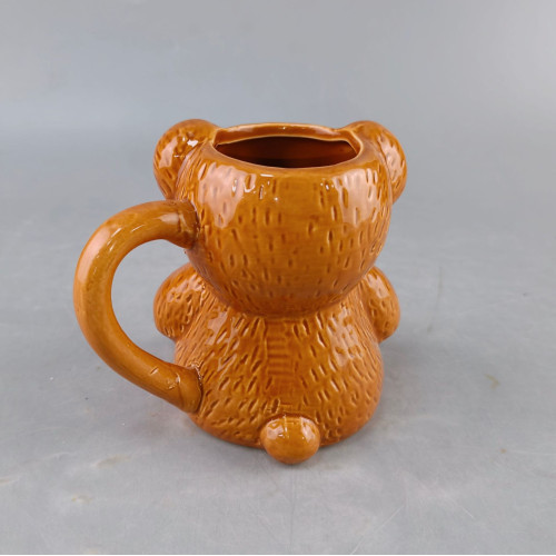 嚴選創意高顔值可愛玩具熊馬克杯卡通陶瓷喝水情侶水杯生日