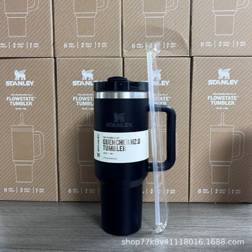 新款史丹利STANLEY2代40oz手柄不鏽鋼保溫保冷汽車杯-高品質重杯