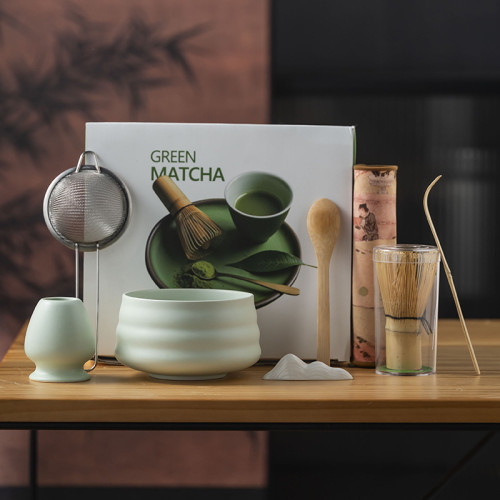 抹茶碗打抹茶工具抹茶刷日本點茶碗抹茶杯粉碗攪拌器茶筅器具套裝