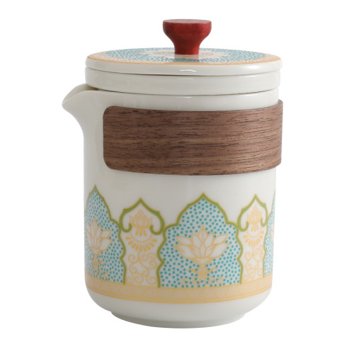 旅行茶具套裝戶外可攜式陶瓷快客杯一壺四杯辦公室泡茶壺喝茶白瓷 旅行茶具套裝戶外可攜式陶瓷快客杯一壺四杯辦公室泡茶壺喝茶白瓷