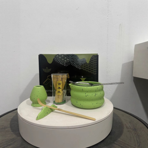 新款日式抹茶器套裝百本立打蛋器工具茶筅茶刷宋代點茶用具
