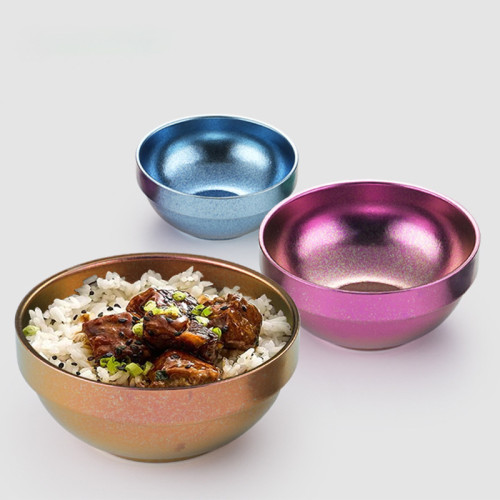 純鈦碗韓式防燙餐具戶外套裝隔熱大號抗菌家用鈦合金打飯高級檔