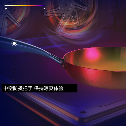 不鏽鋼煎鍋特厚三層鋼商用平底鍋歐美家用牛排煎鍋無塗層鍋