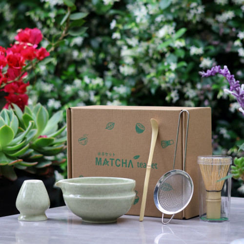抹茶綠Japanese Matcha Tea Set 日式陶瓷抹茶碗茶具套裝