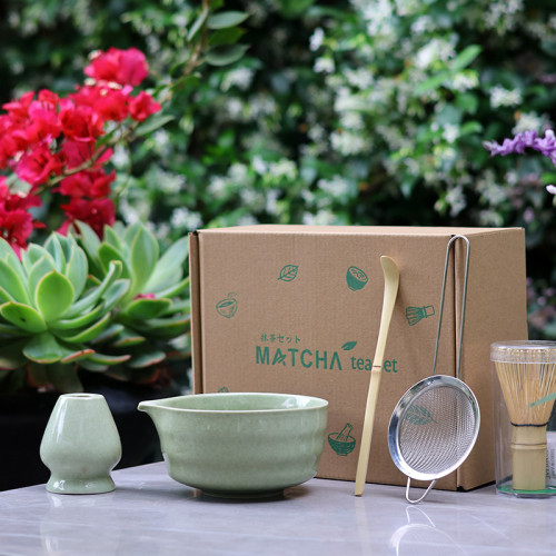 抹茶綠Japanese Matcha Tea Set 日式陶瓷抹茶碗茶具套裝