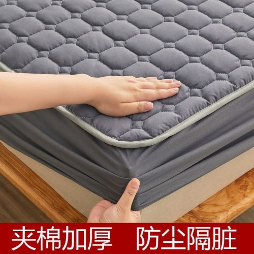 A類縫夾棉床笠單件加厚防塵防滑床罩蓆夢思床床墊保護套全包圍