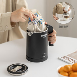 電熱燒水壺旅行茶具套裝戶外可攜式車用露營泡茶裝備禮品