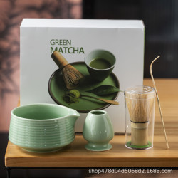陶瓷抹茶碗日式打抹茶用套裝茶筅竹子抹茶刷百本立宋代點茶道禮盒