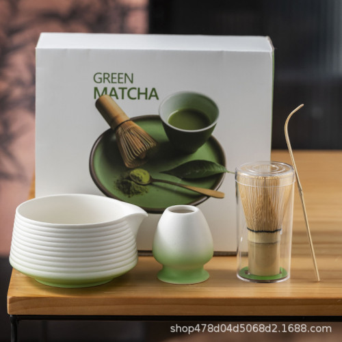 陶瓷抹茶碗日式打抹茶用套裝茶筅竹子抹茶刷百本立宋代點茶道禮盒