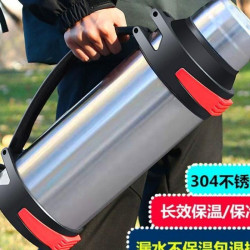 戶外保溫杯男大容量304不鏽鋼保溫壺工地水壺可攜式車用家用熱水瓶