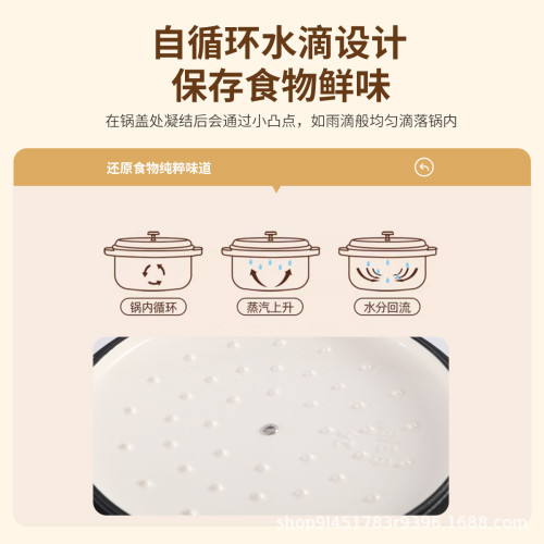 家用鑄鐵琺瑯鍋湯鍋燉煲砂鍋海鮮鍋陶瓷鍋電磁爐瓦斯爐通用搪瓷鍋