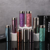 高檔純鈦保溫杯高顔值鈦杯家用可攜式燜茶壺可攜式茶水分離泡茶水杯子