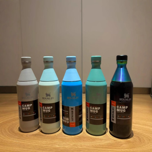 stan.ley保溫杯304不鏽鋼保齡球狀保冷天鵞瓶可攜式水杯高顔值