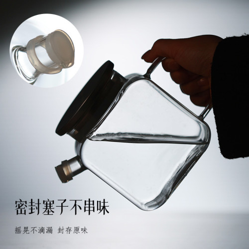 冰箱冷水壺冷泡壺玻璃涼水壺家用儲水耐高溫高硼矽夏天飲料食品級