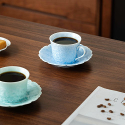 結晶釉咖啡杯水杯陶瓷高顔值陶瓷咖啡專用杯下午茶杯設計感定