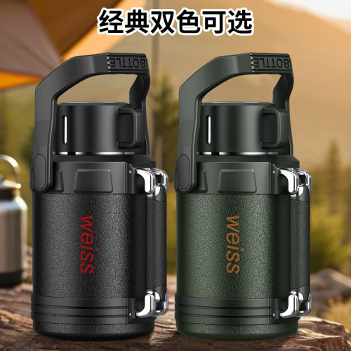 高檔不鏽鋼車用保溫壺茶水分離燜茶壺學生宿舍工地暖壺防爆暖水瓶