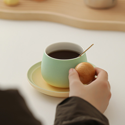 陶瓷咖啡杯套裝高級感下午茶拉女精緻高顔值美式情侶杯早餐杯