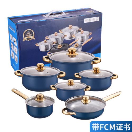 不鏽鋼套鍋套裝湯鍋煎鍋烹飪鍋cookingpot炊具pot set