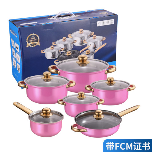 不鏽鋼套鍋套裝湯鍋煎鍋烹飪鍋cookingpot炊具pot set