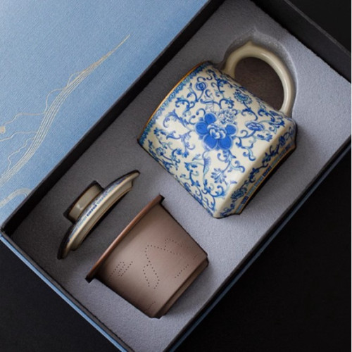 辦公茶杯陶瓷帶蓋茶水分離水杯家用泡茶杯辦公馬克杯杯子 辦公茶杯陶瓷帶蓋茶水分離水杯家用泡茶杯辦公馬克杯杯子