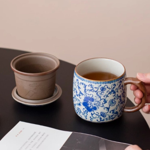 辦公茶杯陶瓷帶蓋茶水分離水杯家用泡茶杯辦公馬克杯杯子 辦公茶杯陶瓷帶蓋茶水分離水杯家用泡茶杯辦公馬克杯杯子