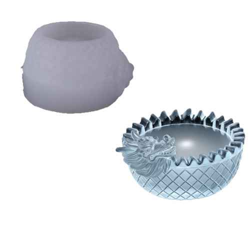 米頌 龍形冰碗矽膠模具DIY免烤箱三文魚鮑魚刺身冷面甜水冰碗磨具