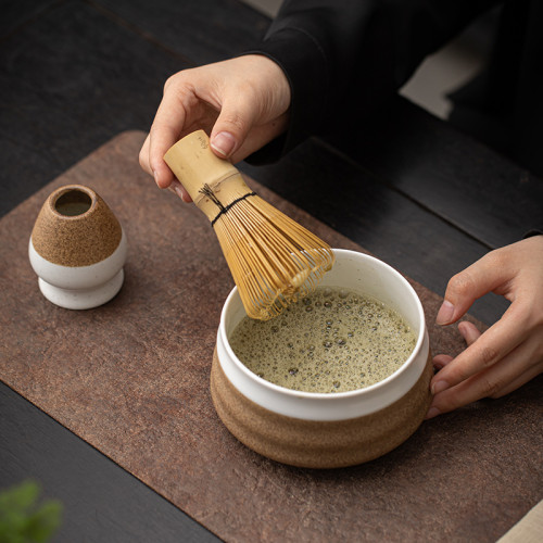 日式復古宋代點茶器具套茶筅百本立抹茶碗家用茶道配件陶瓷茶工具