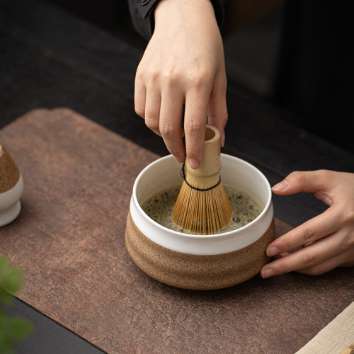 日式復古宋代點茶器具套茶筅百本立抹茶碗家用茶道配件陶瓷茶工具