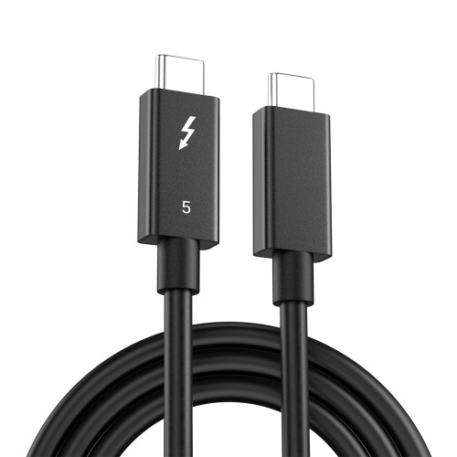 雷電5全功能數據線 120Gbps傳輸240W快充 mini主機Type-C5K分辨率