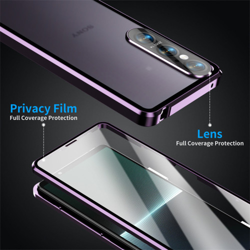 適用索尼1 VII雙面玻璃萬磁王Xperia1-7代手機殼防指紋1