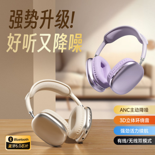 P9藍牙耳機頭戴式6.0包耳音樂耳麥無線運動超長續航插卡通用