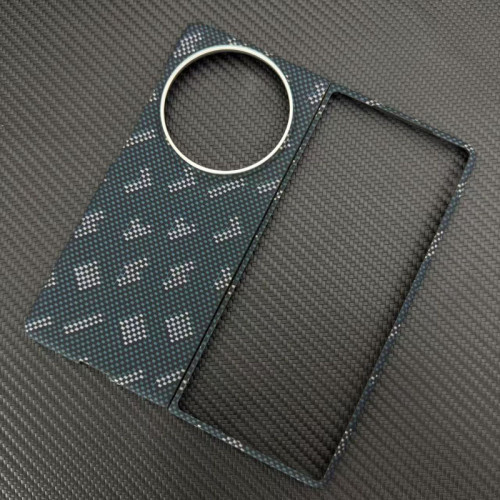 適用VIVOXfold5手機殼凱夫拉磁吸芳綸纖維保護套