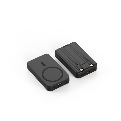 自帶線Magsafe磁吸無線充電寶10000安培22.5W快充行動電源k790