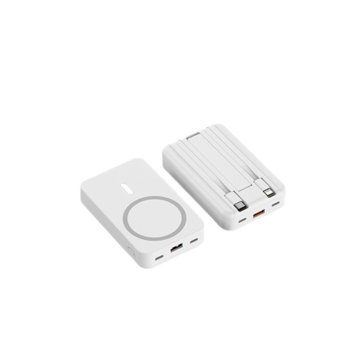 自帶線Magsafe磁吸無線充電寶10000安培22.5W快充行動電源k790