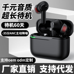 無線藍牙耳機TWS新款ANC+ENC雙降噪入耳式超長續航高音質