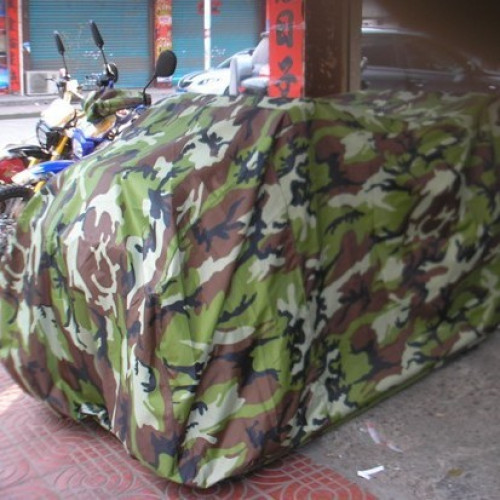 190T沙灘車罩車身防雨防曬車衣迷彩塗銀 190T沙灘車罩車身防雨防曬車衣迷彩塗銀