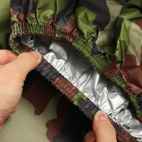 190T沙灘車罩車身防雨防曬車衣迷彩塗銀 190T沙灘車罩車身防雨防曬車衣迷彩塗銀