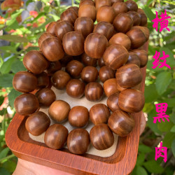 印度老山檀香木手串 橫紋虎皮紋彿珠108手鏈唸珠沉水老料黑肉單圈