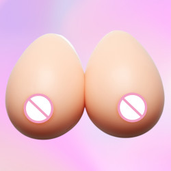 水滴型矽膠義乳 偽娘變裝義乳 術後義乳仿真假乳房假胸