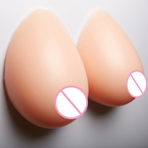 水滴型矽膠義乳 偽娘變裝義乳 術後義乳仿真假乳房假胸