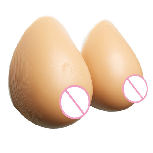 水滴型矽膠義乳 偽娘變裝義乳 術後義乳仿真假乳房假胸