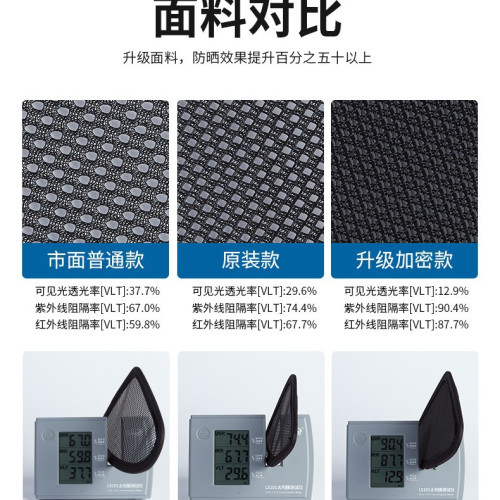 專車專用磁吸遮陽防曬防蟲磁鐵汽車窗簾加厚汽車磁鐵窗紗網遮陽繖