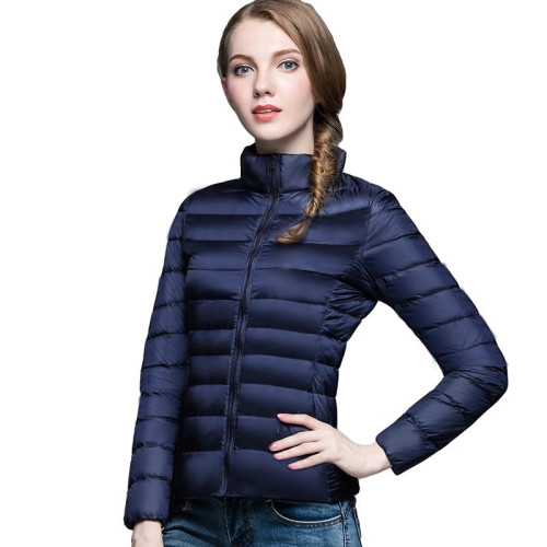 2024新款輕薄羽絨服女 短款反季女士外套韓版女式白鴨絨薄款女裝