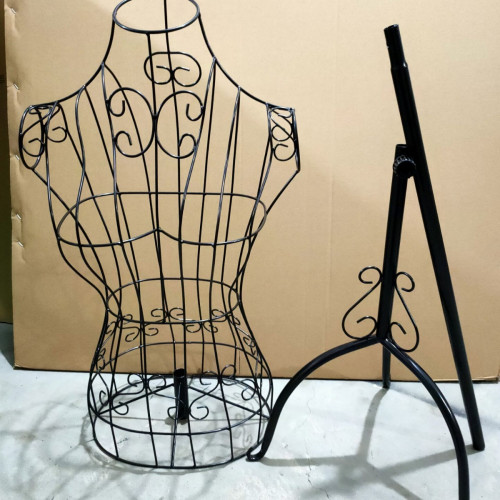 鐵藝模特全身模特 服裝展示架 鐵藝模特架人體模特 道具三腳
