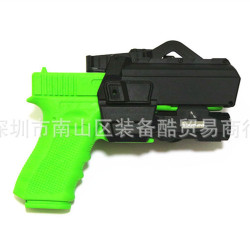 新款戰術GLOCK格洛克G17/18快拔套腰部1911快拔套腰套可裝電筒