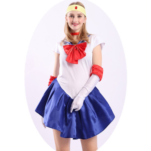 日本動漫服裝成人美少女戰士服裝遊戯製服cosplay男女同款SMXLXXL