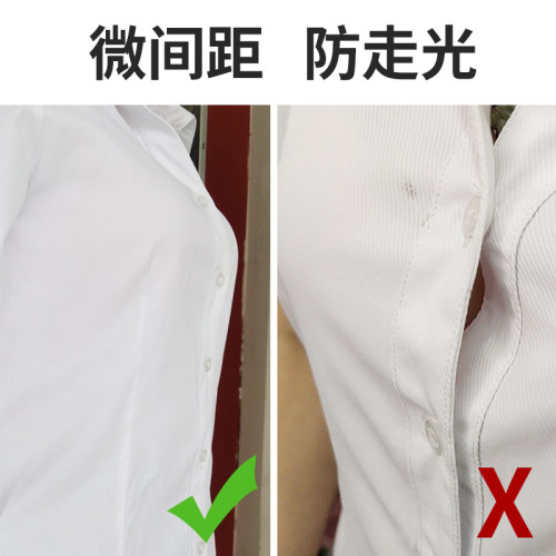2020新款夏短袖白色襯衫女胖MM200職業裝V領工作服襯衣襯衫正裝A3